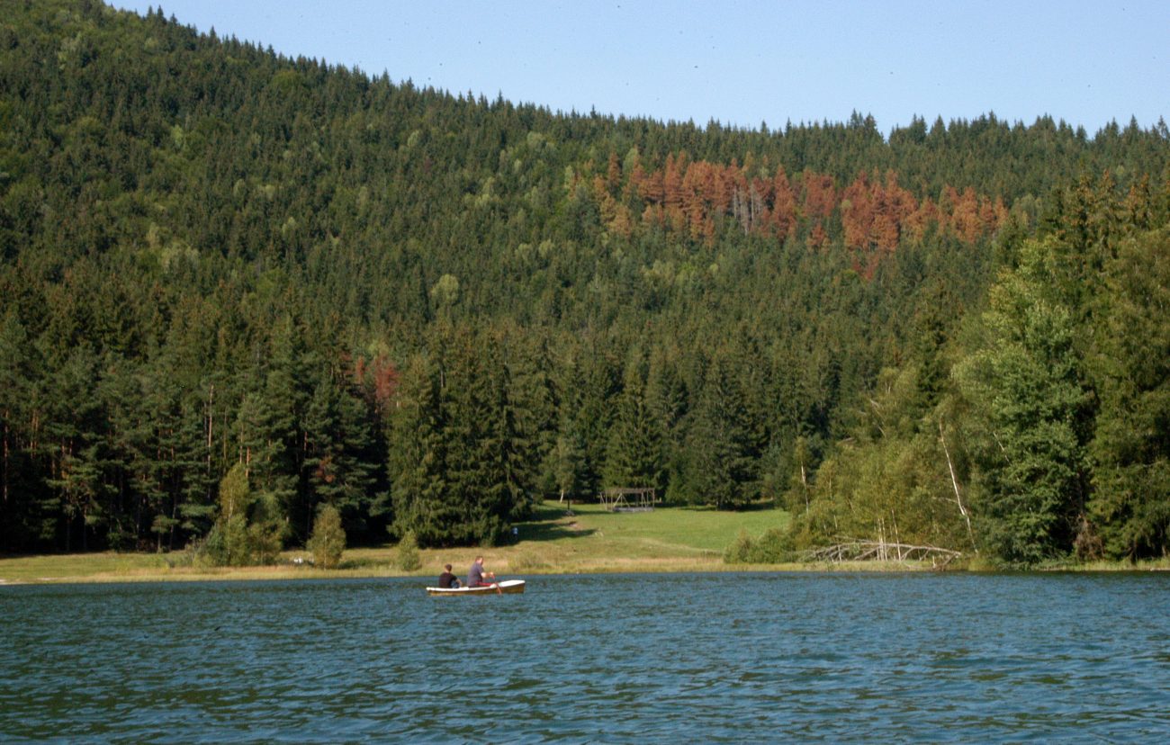 Cu barcuta in lacul Sfanta Ana
